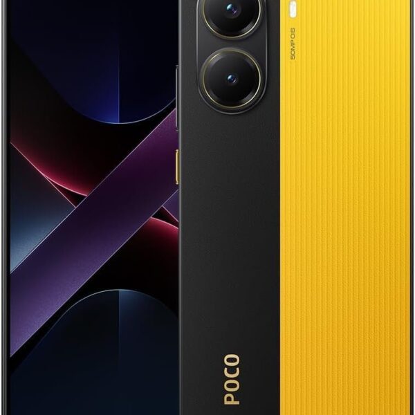 Xiaomi Poco X7 PRO 5G + 4G LTE (สำหรับ Tmobile มิ้นต์ Tello &ทั่วโลก) (512GB + 12GB) Ai 6.67" 50MP Gamers Phone NFC Dual sim Unlocked Model 2412DPC0AG (เหลือง)