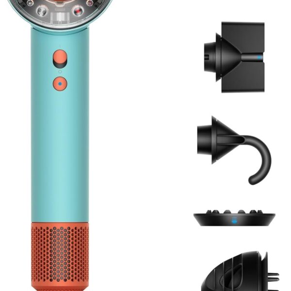 ฉลองครบรอบ! ดีลพิเศษจำนวนจำกัด เพียง 599 บาท Dyson Supersonic Nural™ ไดร์เป่าผม HD16 สี Ceramic Patina/Topaz ดูแลเส้นผม เป่าแห้งและจัดแต่งทรง พร้อมระบบควบคุมความร้อนอัจฉริยะ
